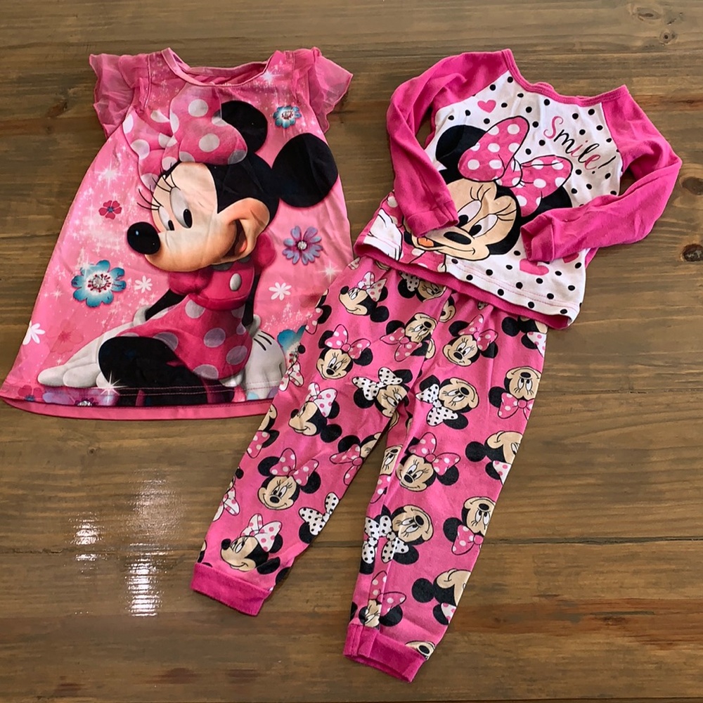 Disney Minnie Mouse Pj bundle. Size 2t.